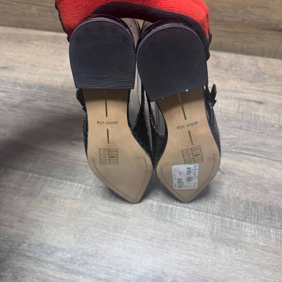 Dolce Vita Pamla Croc Embossed Slingback Flats Women's Size 6.5 - Picture 4 of 6